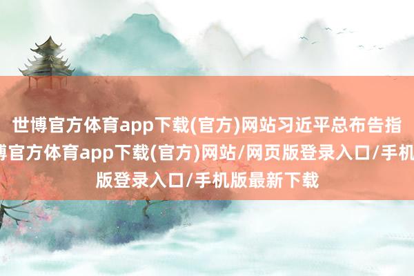 世博官方体育app下载(官方)网站习近平总布告指明场所-世博官方体育app下载(官方)网站/网页版登录入口/手机版最新下载