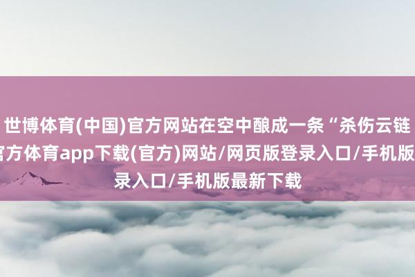 世博体育(中国)官方网站在空中酿成一条“杀伤云链”-世博官方体育app下载(官方)网站/网页版登录入口/手机版最新下载
